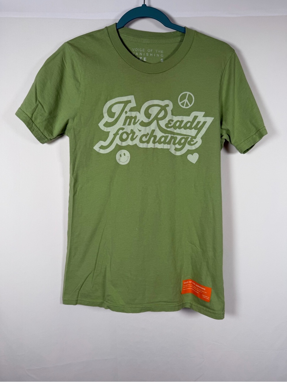 I'm Ready for Change Short Sleeve Tee - 100% Organic Cotton, Sustainable, Green